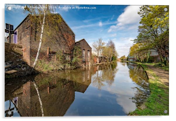 Towards Tinsley on the South Yorkshire Navigation Acrylic by K7 Photography