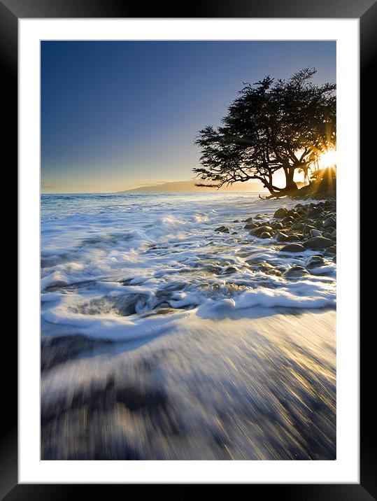 Swept out to Sea Framed Mounted Print by Mike Dawson