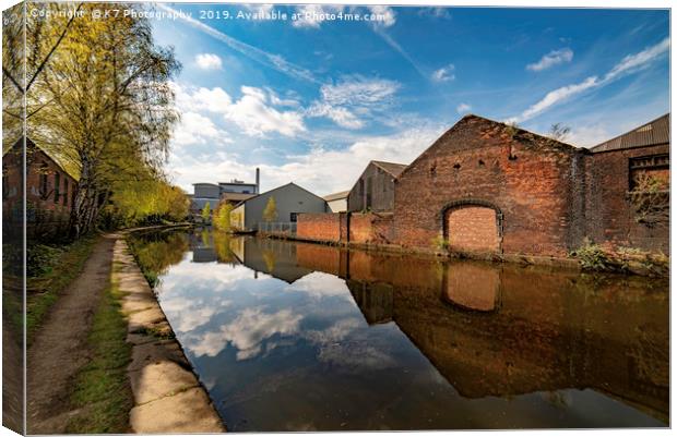 The Sheffield & South Yorkshire Navigation  Canvas Print by K7 Photography