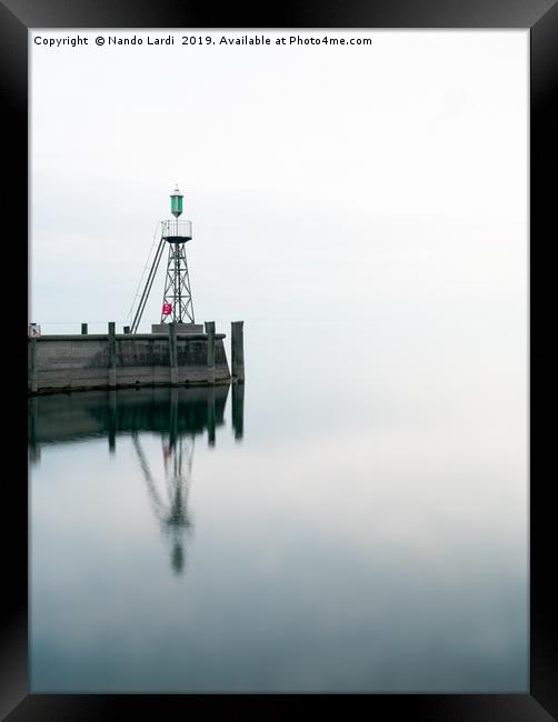 Rorschach Harbor Framed Print by DiFigiano Photography