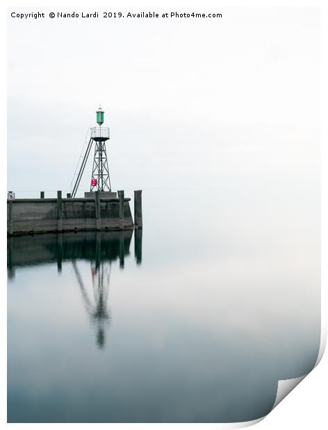 Rorschach Harbor Print by DiFigiano Photography