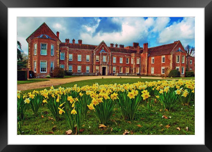 The Vyne Sherborne St John Hampshire England Framed Mounted Print by Andy Evans Photos