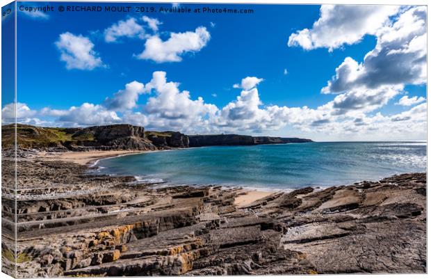 Fall Bay  Canvas Print by RICHARD MOULT