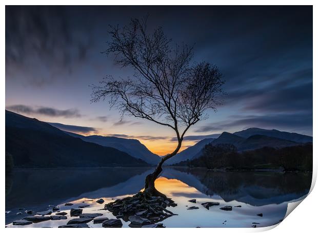 Llyn Padarn Print by Graham Morris