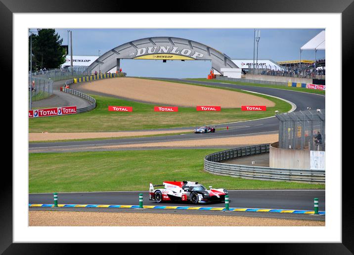 Toyota TS050-Hybrid sports motor car Framed Mounted Print by Andy Evans Photos