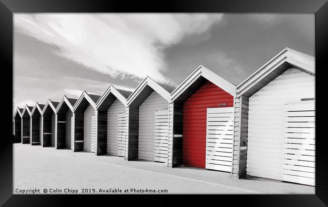 Red hut Framed Print by Colin Chipp