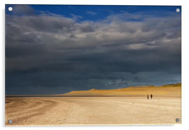 Beachwalk on the Maasvlaktestrand Acrylic by John Stuij