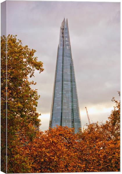 The Shard London Bridge Tower Canvas Print by Andy Evans Photos