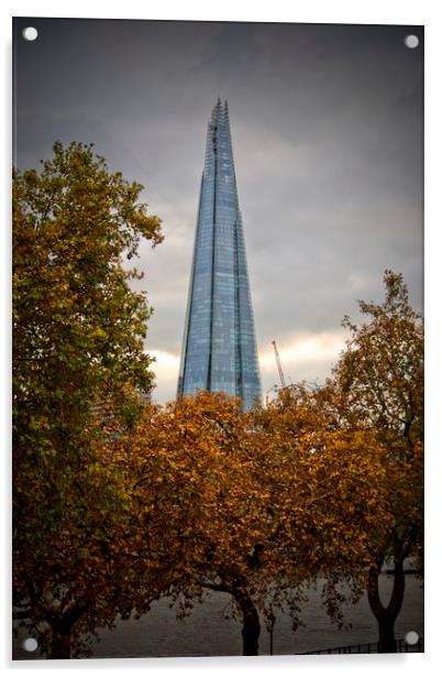 The Shard London Bridge Tower Acrylic by Andy Evans Photos