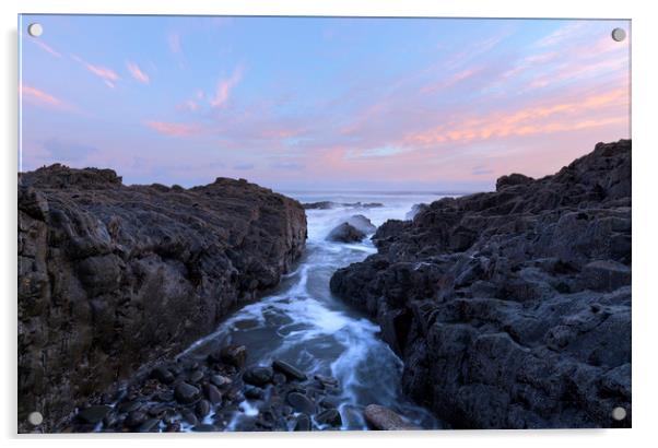 Westward Ho Sunrise Acrylic by CHRIS BARNARD