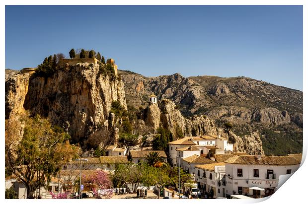 Guadalest Print by Sam Smith