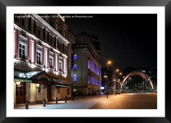 Iconic Sheffield Framed Mounted Print by K7 Photography