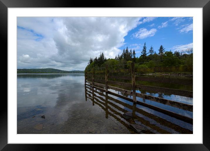 View across Windermere Framed Mounted Print by CHRIS BARNARD