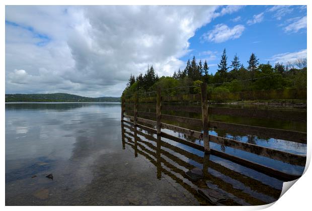 View across Windermere Print by CHRIS BARNARD