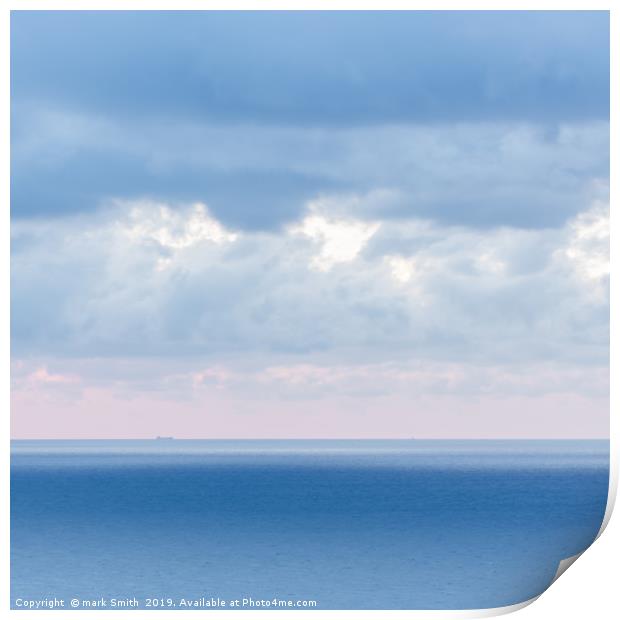 Sea View Print by mark Smith