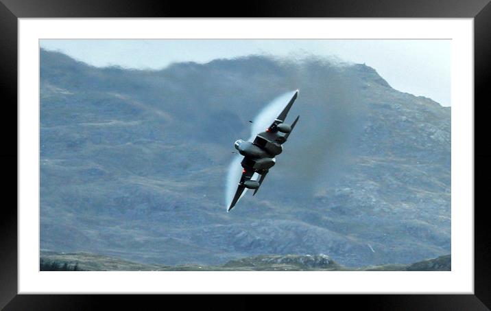 F15C pulling G in Wales 2018 Framed Mounted Print by Philip Catleugh