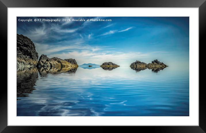 The Tip of Llanddwyn Island Framed Mounted Print by K7 Photography