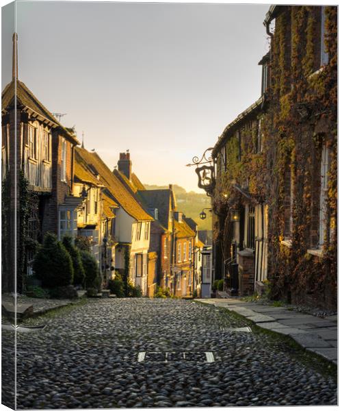 Golden hour at the Mermaid Street  Canvas Print by Lubos Fecenko