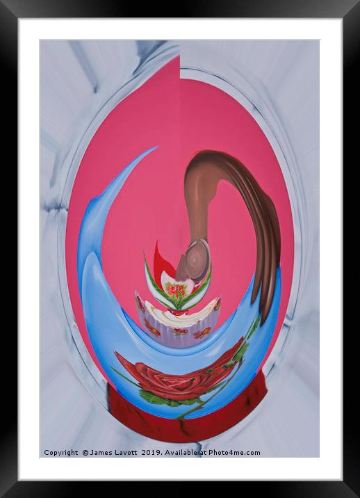 Digital High Tea Framed Mounted Print by James Lavott