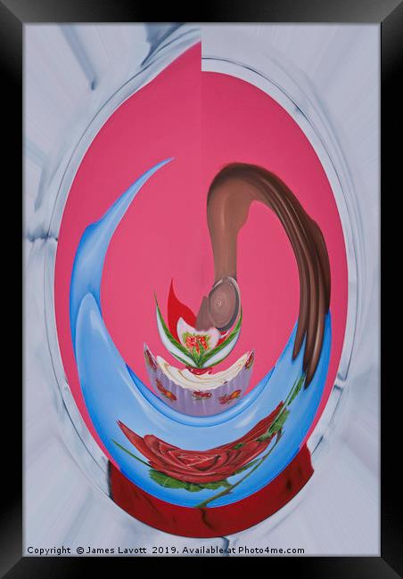 Digital High Tea Framed Print by James Lavott