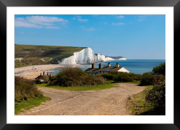 Sussex Cliffs  Framed Mounted Print by Nick Hunt