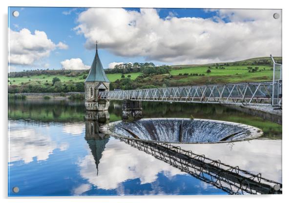 Pontsticill Valve Tower Acrylic by Steve Purnell