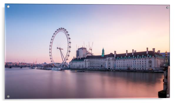 London Eye Acrylic by Lubos Fecenko