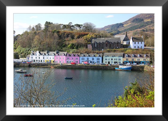 Charming Portree Framed Mounted Print by Jane Braat
