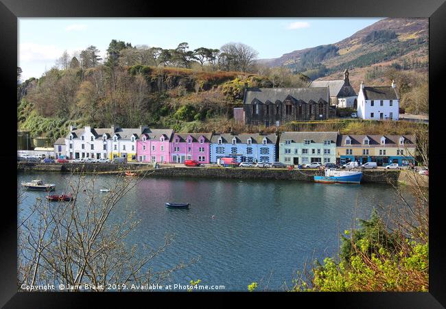 Charming Portree Framed Print by Jane Braat