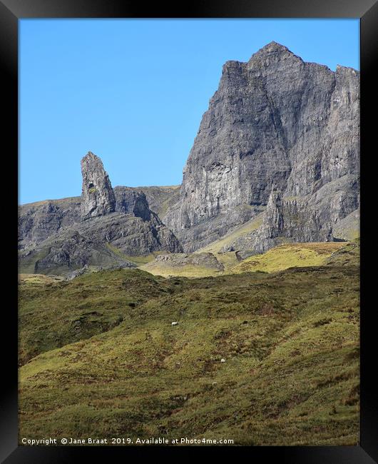 Old Man of Storr Framed Print by Jane Braat