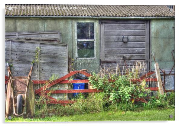Old Rural Shed Acrylic by Nicola Clark