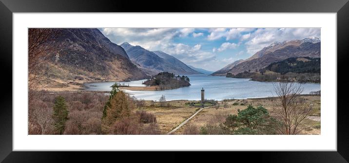 Majestic View of Loch Sheil Framed Mounted Print by James Marsden