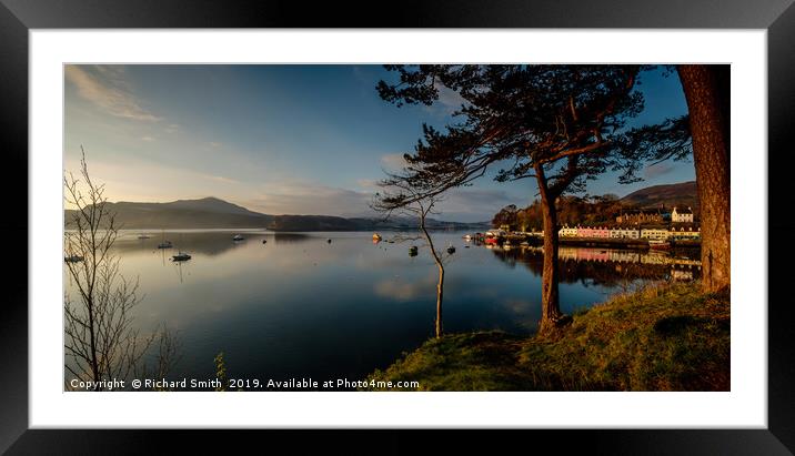 Loch Portree in April Framed Mounted Print by Richard Smith