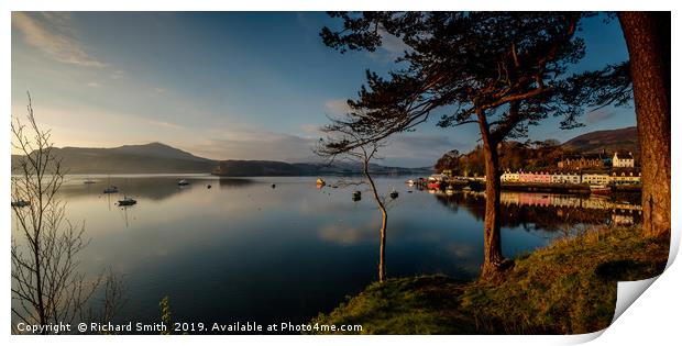 Loch Portree in April Print by Richard Smith