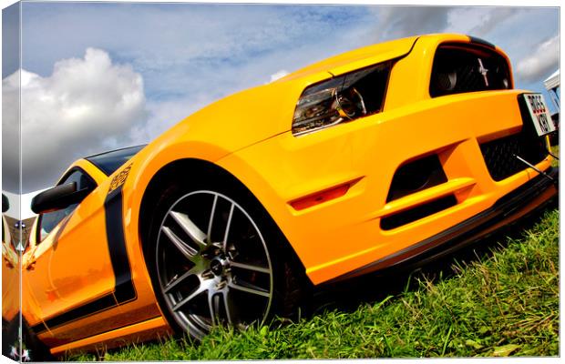 Ford Mustang Sports Motor Car Canvas Print by Andy Evans Photos