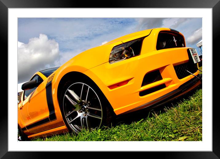 Ford Mustang Sports Motor Car Framed Mounted Print by Andy Evans Photos