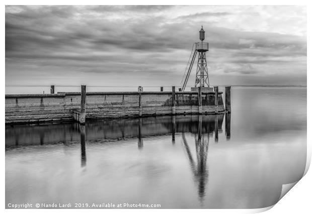 Rorschach Harbor II Print by DiFigiano Photography