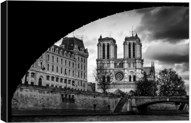 Notre Dame Cathedral, Paris, France Canvas Print by Alexandre Rotenberg