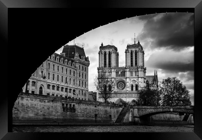 Notre Dame Cathedral, Paris, France Framed Print by Alexandre Rotenberg