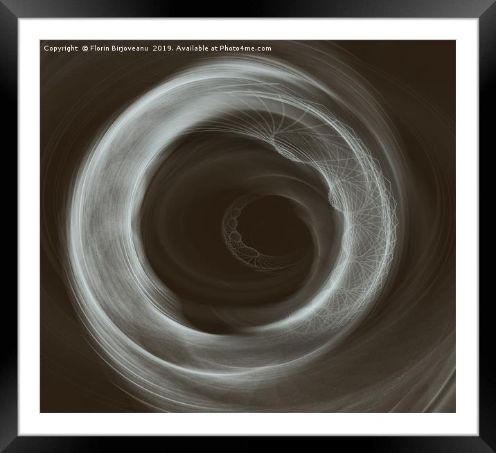 CLEAR HELIX  Framed Mounted Print by Florin Birjoveanu