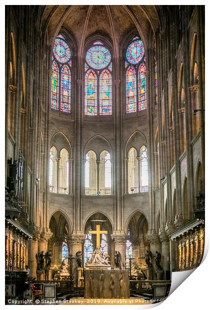 Notre Dame Altar Print by Stephen Stookey