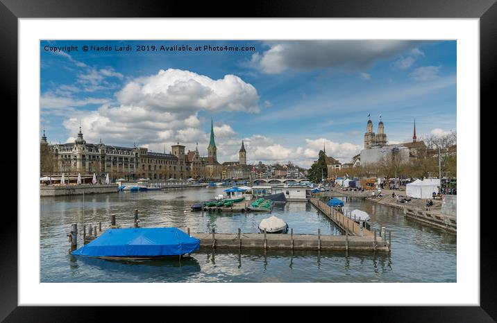 The Limmat Framed Mounted Print by DiFigiano Photography