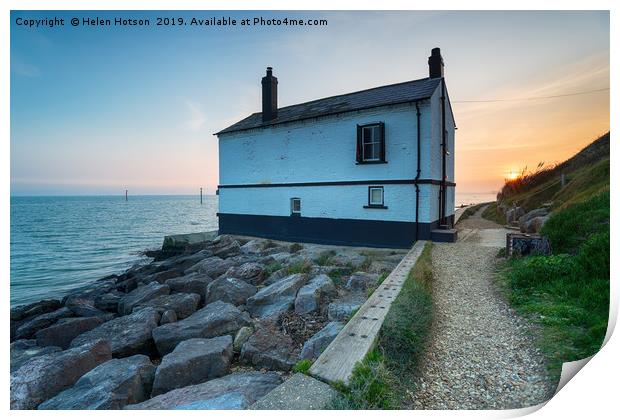 Lepe in the New Forest Print by Helen Hotson