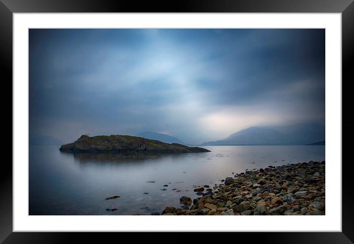 Peace at Loch Leven Framed Mounted Print by Ceri Jones