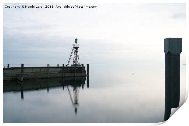 Rorschach Harbor III Print by DiFigiano Photography