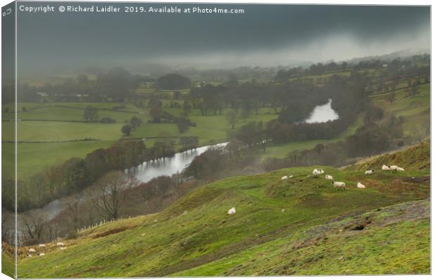 Bright Interval on a Wet Day in Teesdale Canvas Print by Richard Laidler