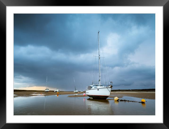 Approaching Storm Framed Mounted Print by Rick Bowden