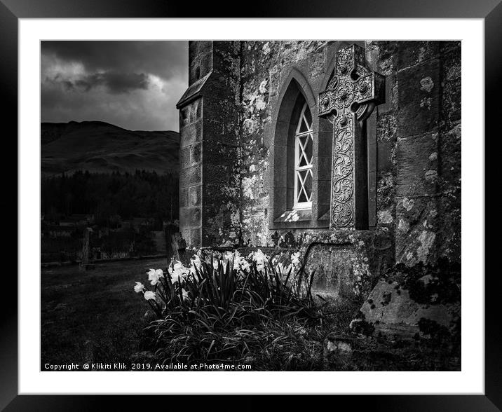 Strathblane Church Framed Mounted Print by Angela H