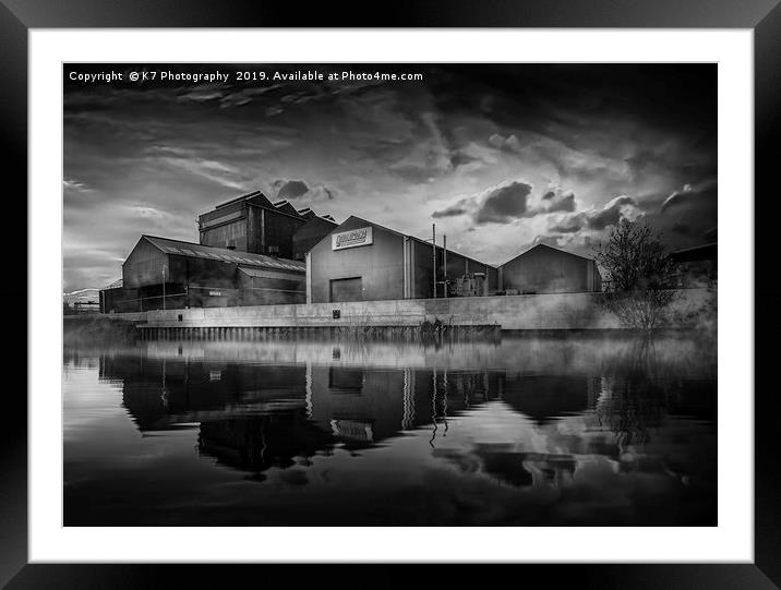River Don Steelworks Framed Mounted Print by K7 Photography