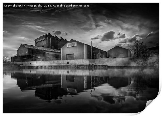 River Don Steelworks Print by K7 Photography